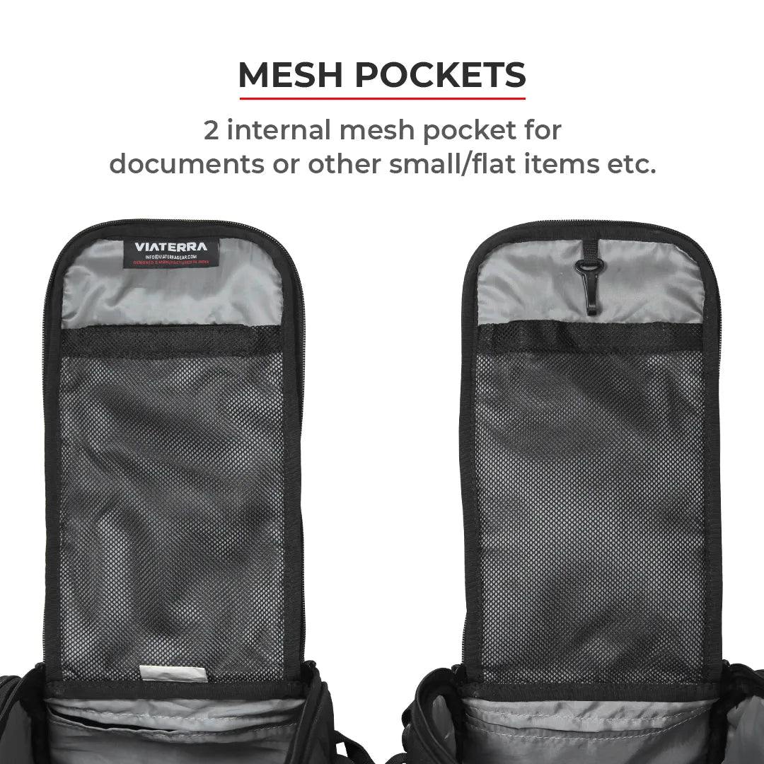 VIATERRA CONDOR 2UP - 100% WATERPROOF MOTORCYCLE SADDLE BAGS