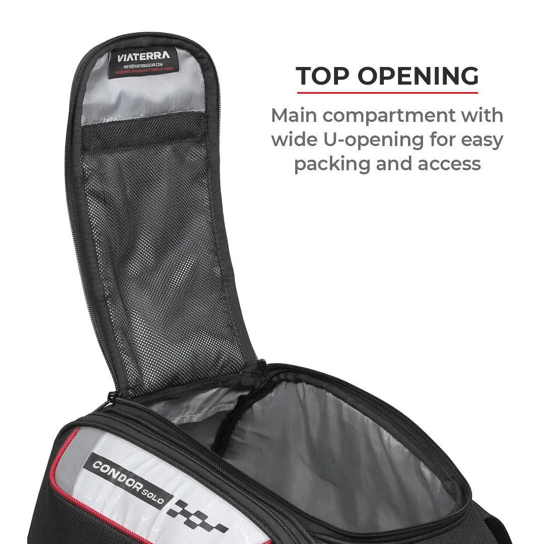 VIATERRA CONDOR SOLO - 100% WATERPROOF MOTORCYCLE SADDLEBAGS