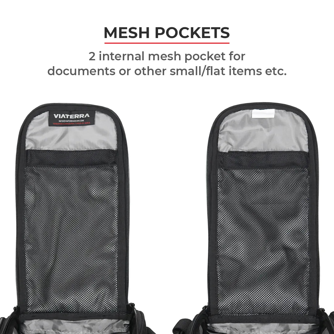 VIATERRA CONDOR SOLO - 100% WATERPROOF MOTORCYCLE SADDLEBAGS