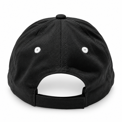 Honda Wing Black & White Embroidered Printed Cap