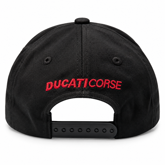 Ducati Corse Black & Grey Sport Printed Cap