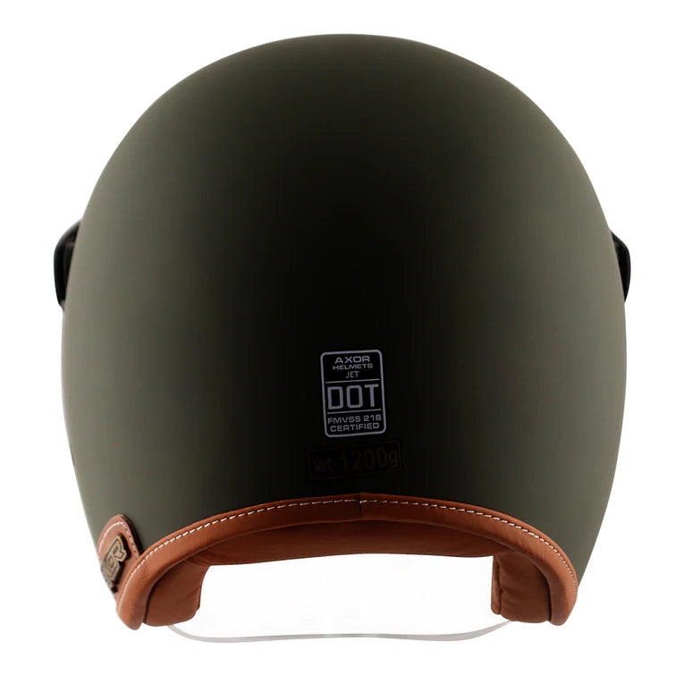 Axor Retro Jet Helmet Dull Battle Green