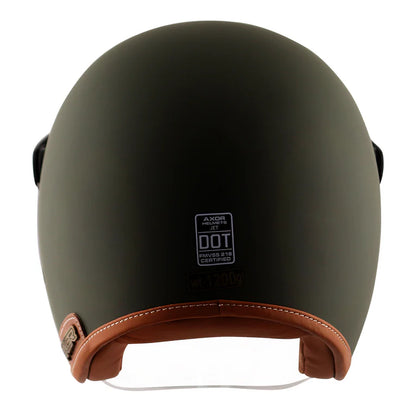 Axor Retro Jet Helmet Dull Battle Green