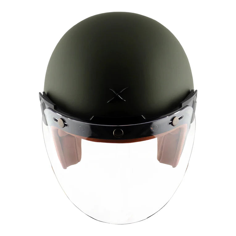 Axor Retro Jet Helmet Dull Battle Green