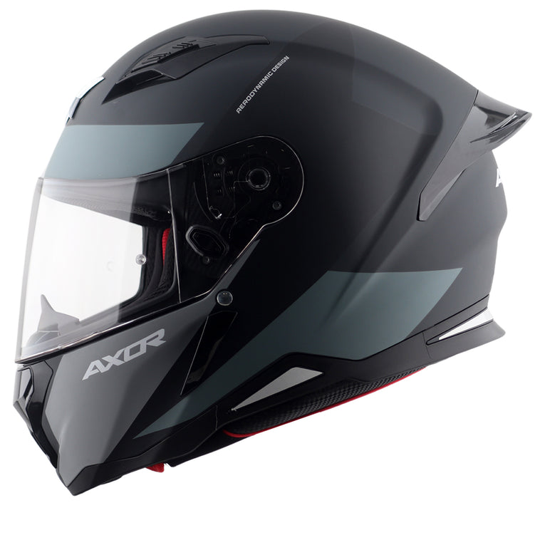 Axor Hunter Turbo Helmet Dull Black Grey