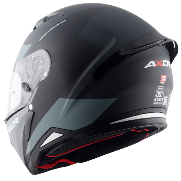 Axor Hunter Turbo Helmet Dull Black Grey