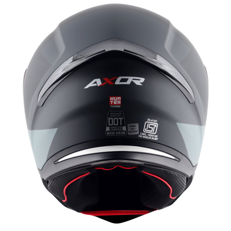 Axor Hunter Turbo Helmet Dull Black Grey