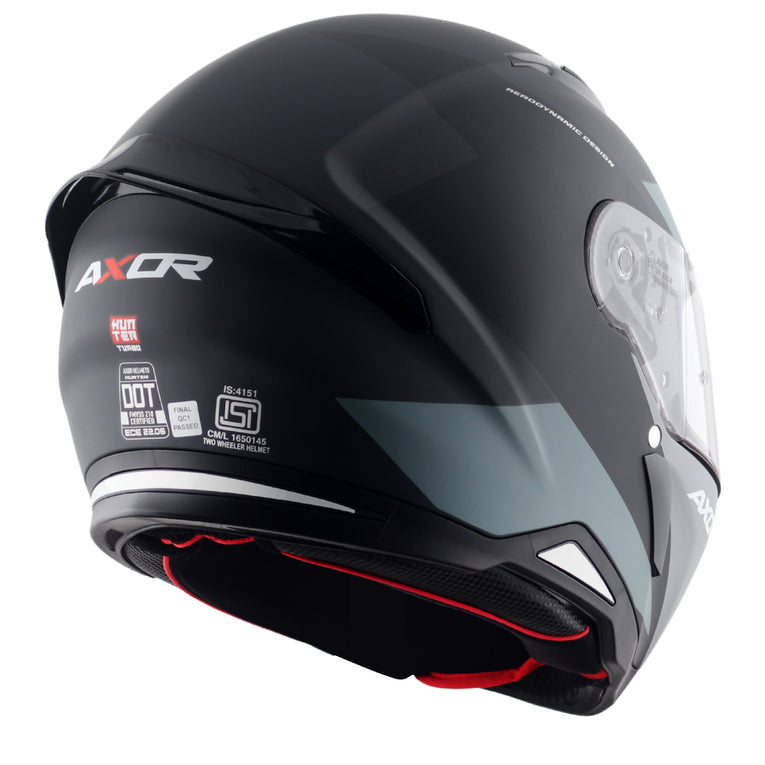 Axor Hunter Turbo Helmet Dull Black Grey