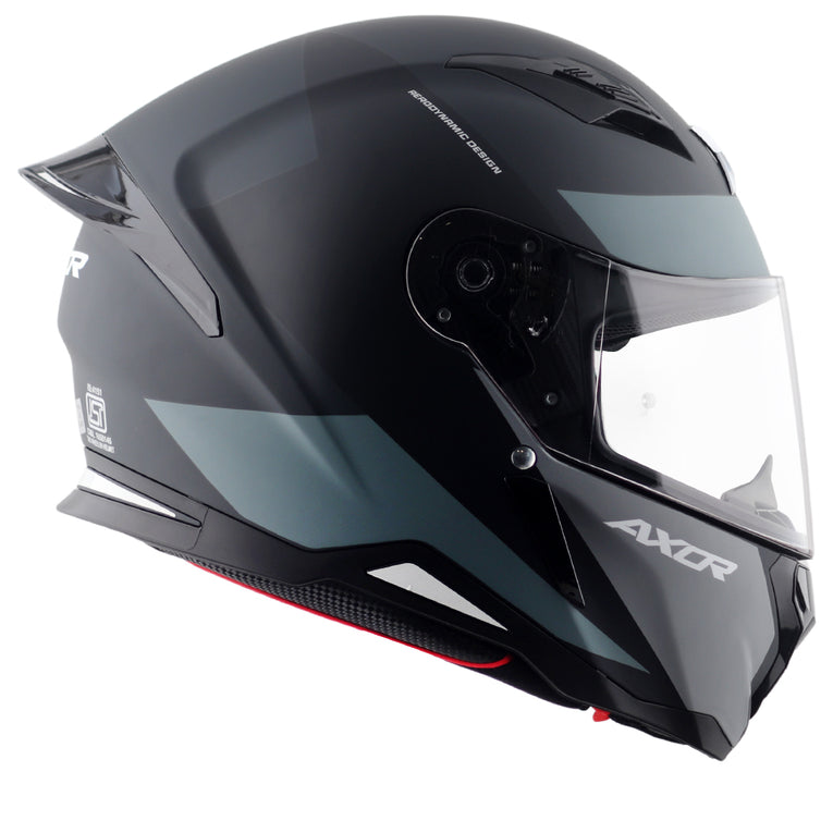 Axor Hunter Turbo Helmet Dull Black Grey