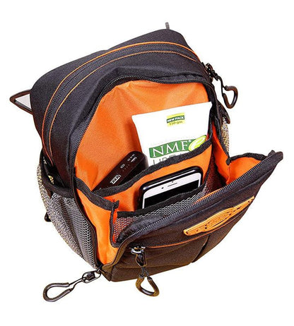Guardian Gears Dragon Sling Bag, Waist Bag, Thigh Bag for Motorbiking, Trekking, Hiking, Camping and Travel with Waterproof Rain Cover
