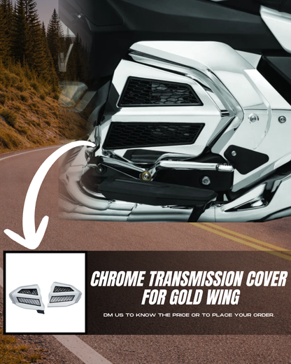 CHROME TRANSMISSION COVER FOR HONDA GOLDWING 1800