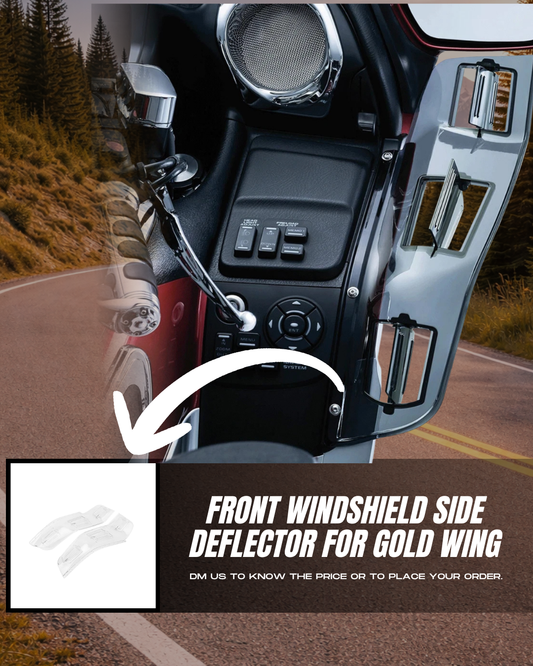 FRONT WINDSHIELD SIDE DEFLECTOR FOR HONDA GOLDWING 1800