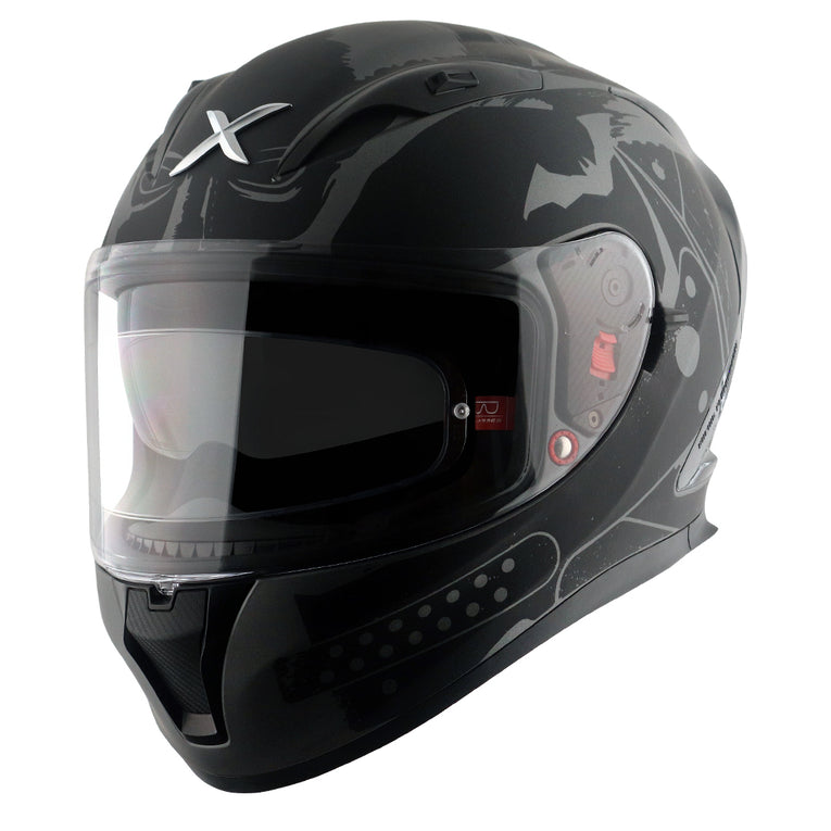 AXOR Street DC Batman Helmet Dull Anthracite Black