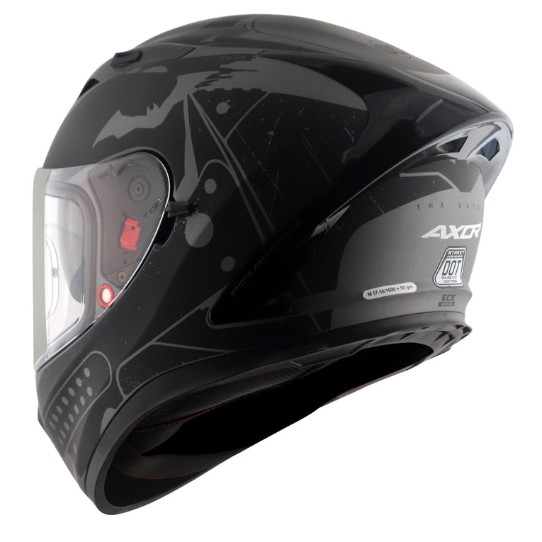 AXOR Street DC Batman Helmet Dull Anthracite Black