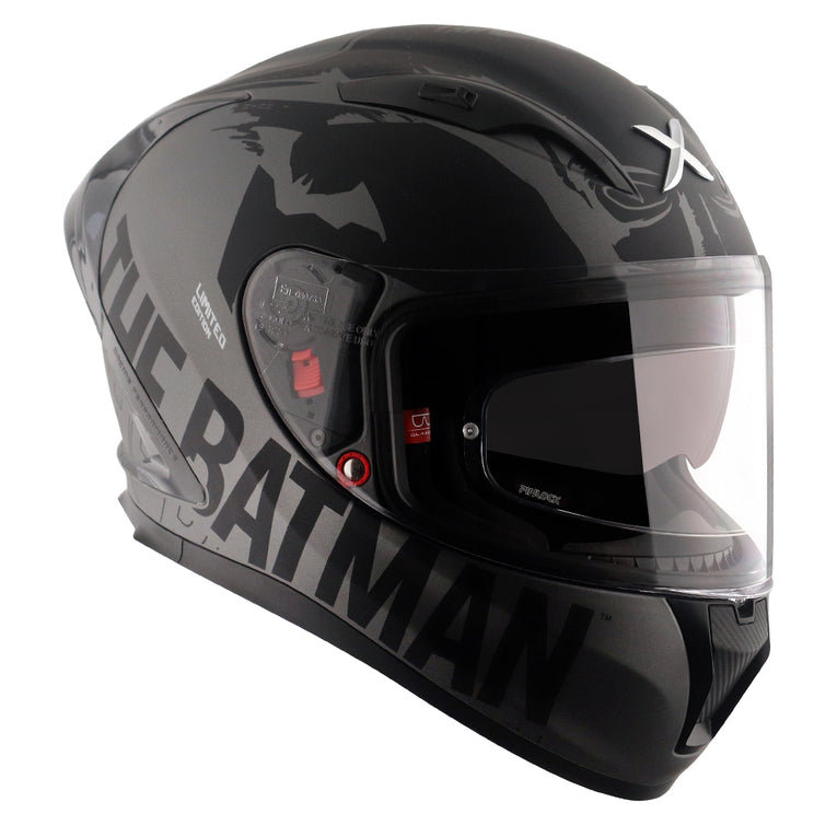 AXOR Street DC Batman Helmet Dull Anthracite Black