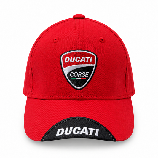 Ducati Corse Red Shield Printed Cap