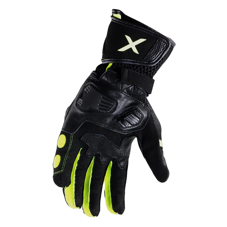 Axor Gator Riding Glove Black Neon Green