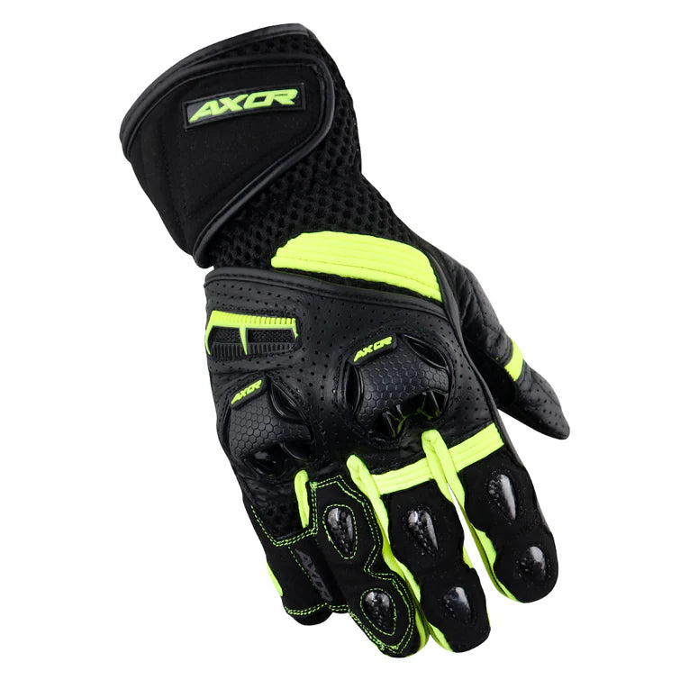 Axor Gator Riding Glove Black Neon Green