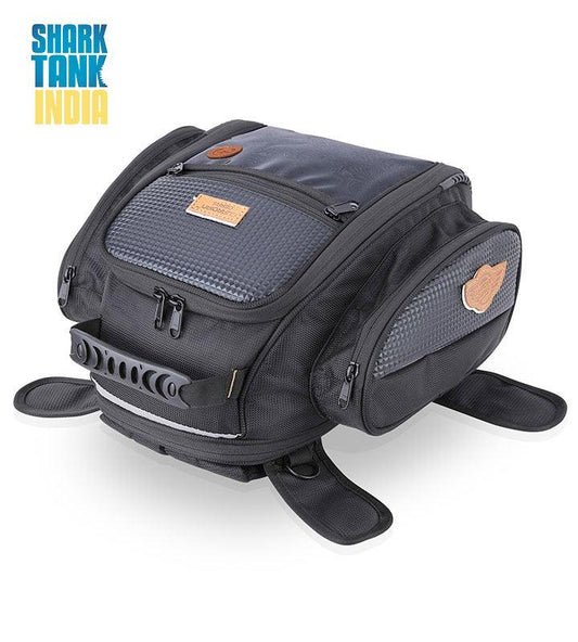 Guardian Gears Jaws Magnetic 28L Tank Bag – Secure Fit & Expandable. Rain Cover Included.