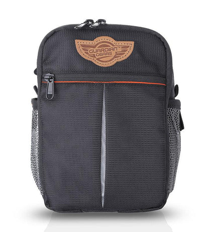 Guardian Gears Dragon Sling Bag, Waist Bag, Thigh Bag for Motorbiking, Trekking, Hiking, Camping and Travel with Waterproof Rain Cover