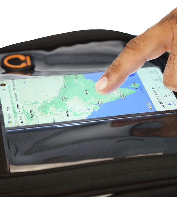 Guardian Gears Shark Mini Universal 18L Tank Bag. A Compact Touring Tank Bag for India. Rain cover included