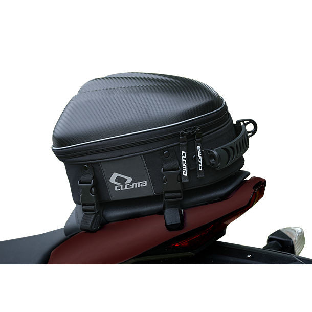 CUCYMA CB-1902 Multifunctional Carbon Fiber Motorcycle Tail Bag Waterproof Rear Seat Luggage & Saddlebags Universal Backpack