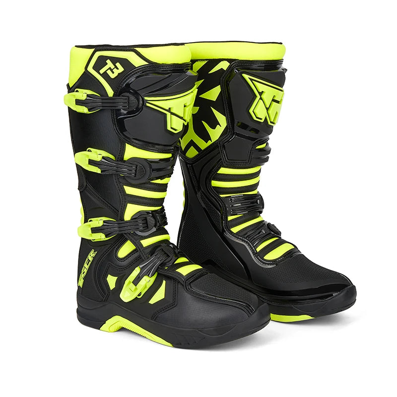 Tiger Racing T3 Moto Cross Enduro Moto Motorcycle Racing Boots for Men ...