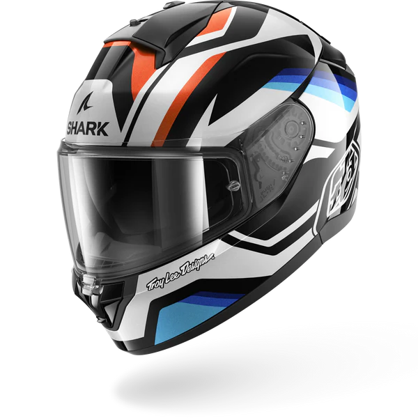 SHARK Ridill 2 Gloss Apex Black White Blue Helmet