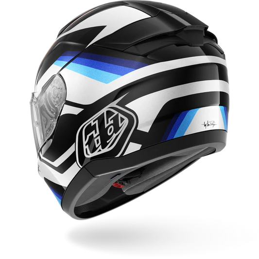 SHARK Ridill 2 Gloss Apex Black White Blue Helmet