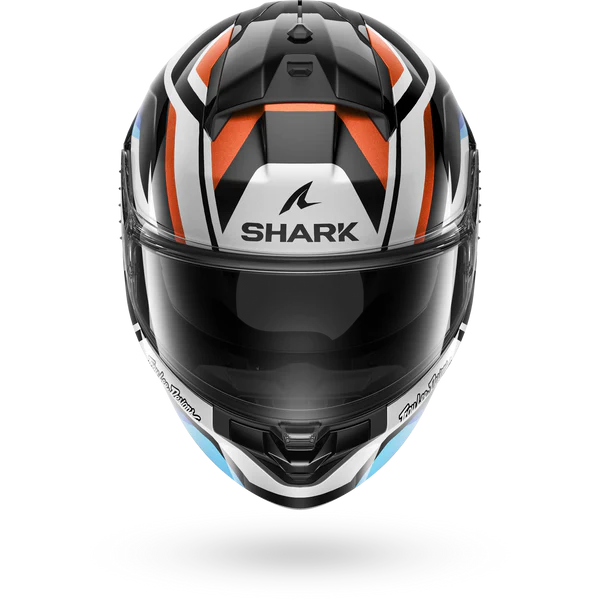 SHARK Ridill 2 Gloss Apex Black White Blue Helmet