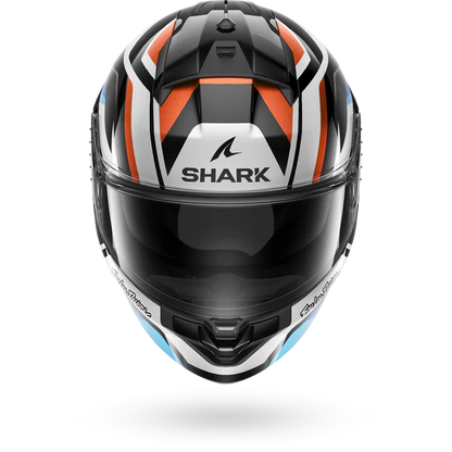 SHARK Ridill 2 Gloss Apex Black White Blue Helmet