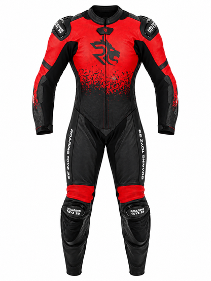 Roaring Toyz 33 Red Black Racing One Piece Suit