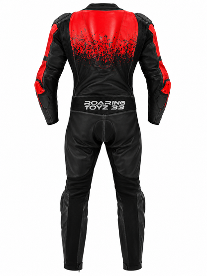 Roaring Toyz 33 Red Black Racing One Piece Suit
