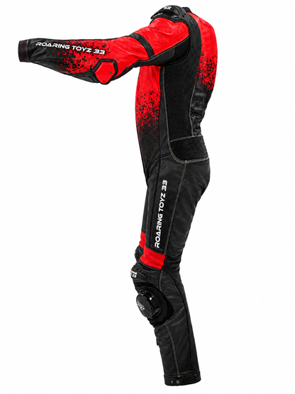 Roaring Toyz 33 Red Black Racing One Piece Suit