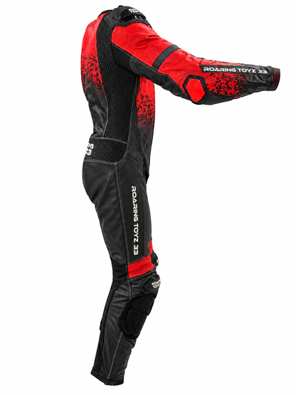 Roaring Toyz 33 Red Black Racing One Piece Suit