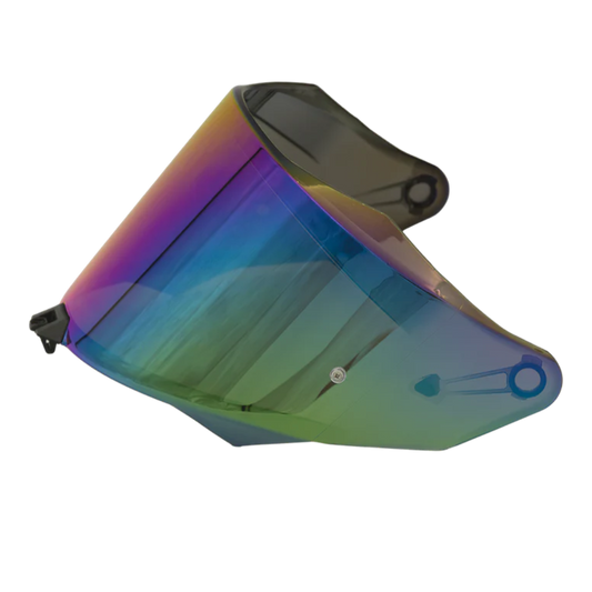 KYT TT Revo Iridium Rainbow Visor