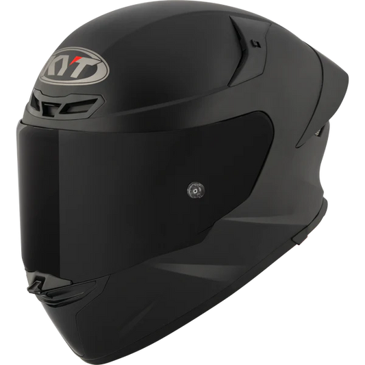 KYT TT Revo Plain Black Matt Helmet
