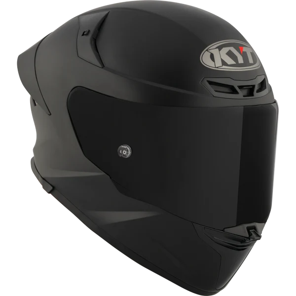KYT TT Revo Plain Black Matt Helmet