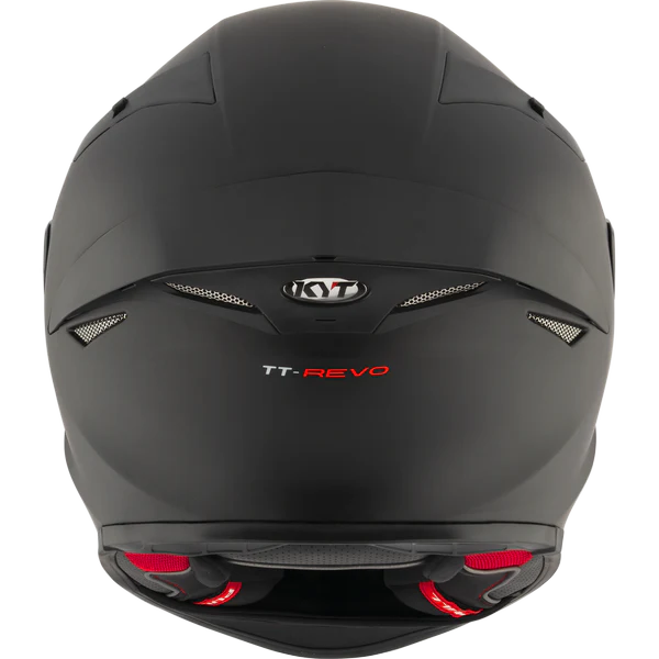 KYT TT Revo Plain Black Matt Helmet