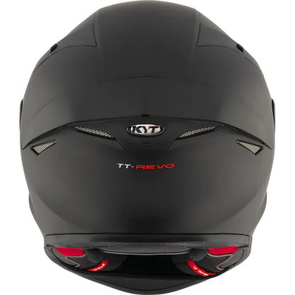 KYT TT Revo Plain Matt Black Helmet