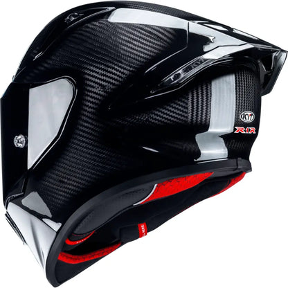 KYT R1R Carbon Solid Gloss Black Helmet