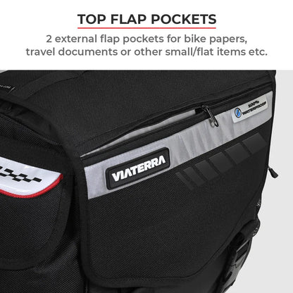 VIATERRA LEH - 100% WATERPROOF MOTORCYCLE SADDLEBAGS
