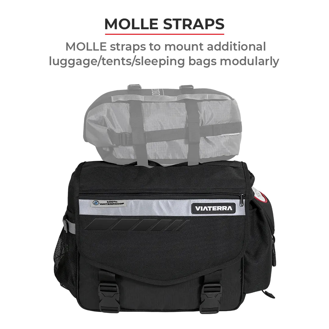 VIATERRA LEH - 100% WATERPROOF MOTORCYCLE SADDLEBAGS