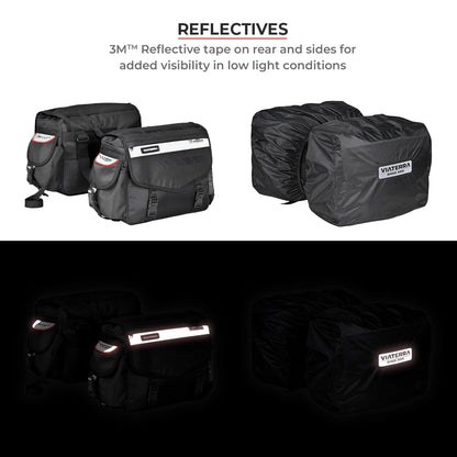 LEH MINI 100% WATERPROOF SADDLEBAGS