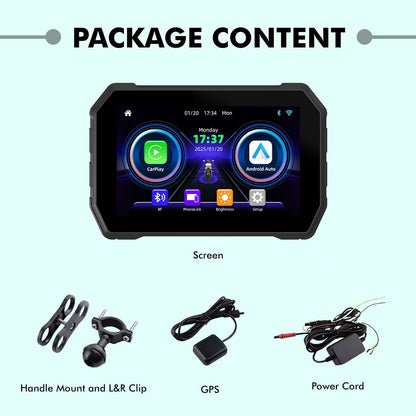 Simtac motorcycle 5″ navigation system – M4