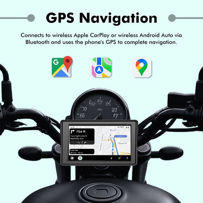 Simtac motorcycle GPS CarPlay & Android Auto system – M4D