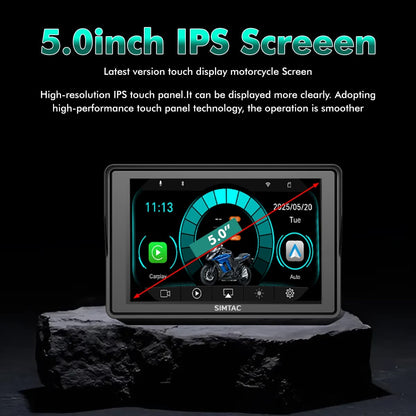 Simtac motorcycle GPS CarPlay & Android Auto system – M4D