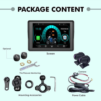 Simtac motorcycle GPS CarPlay & Android Auto system – M4D