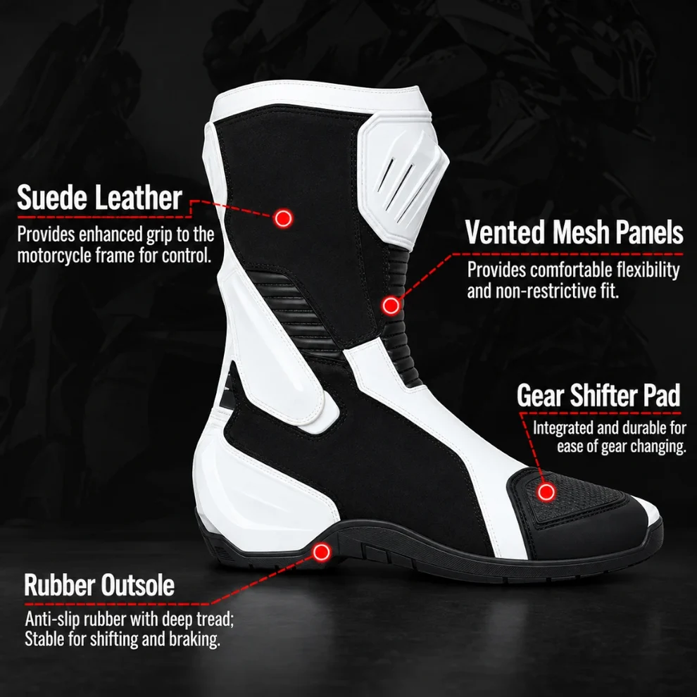 Mocha Knight Riding Boots SHK109