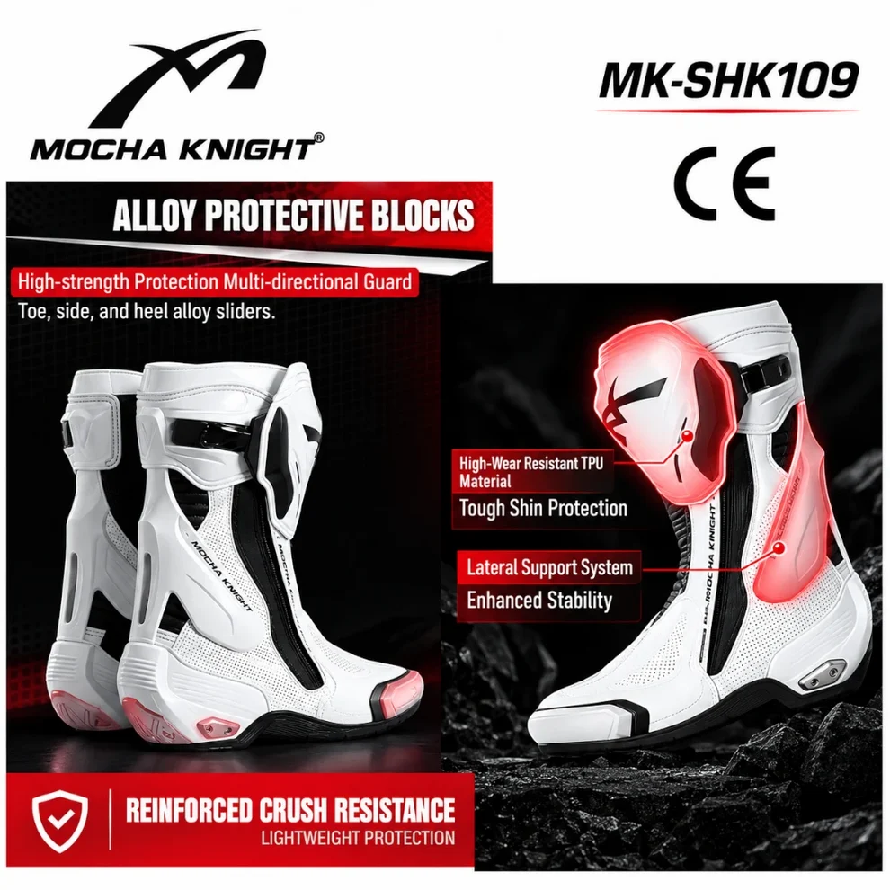 Mocha Knight Riding Boots SHK109